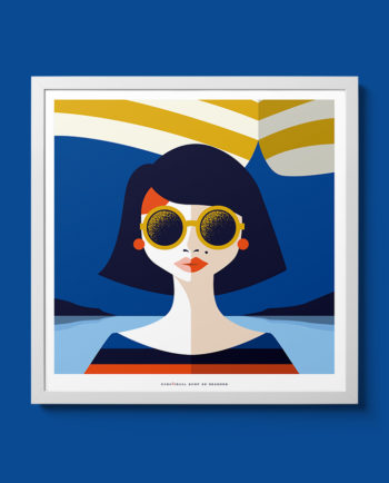 summer woman posters women seasons room interior design wall art design