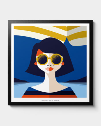 summer woman posters women seasons room interior design wall art design