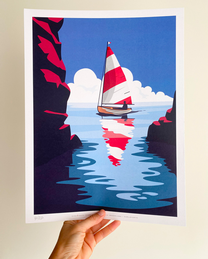 Grotte della mezzaluna carloforte Isola di San pientro