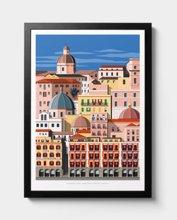 Poster About La Marina area in Cagliari