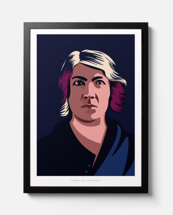 Grazia Deledda poster illustrato