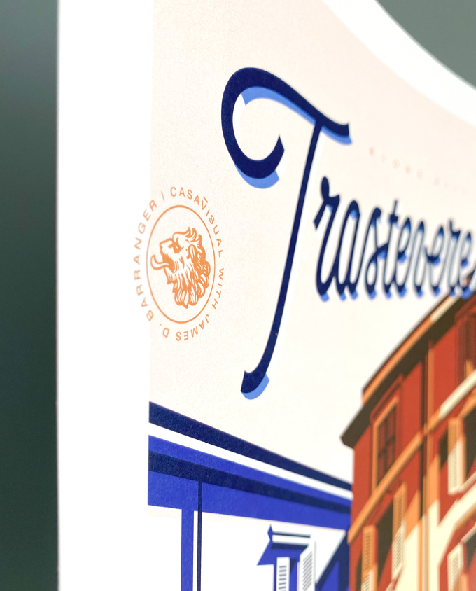 Illustrazione Su Bar San Calisto