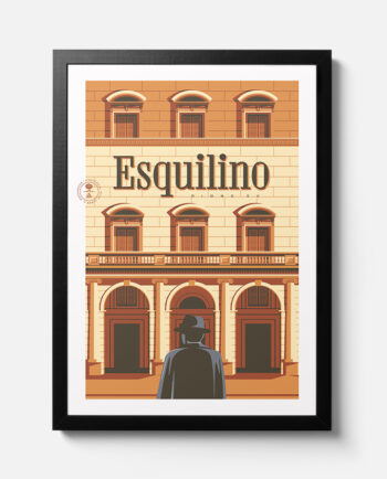 travel poster_architettura_Rione_Esquilino_roma