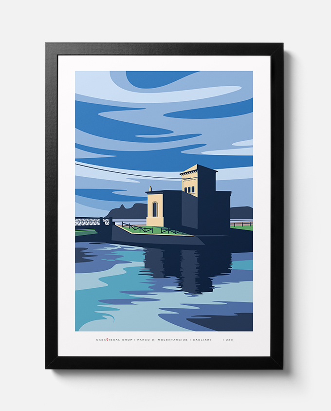 Illustrazione molentargius cagliari Sardegna