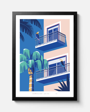 Illustrazione poster amore