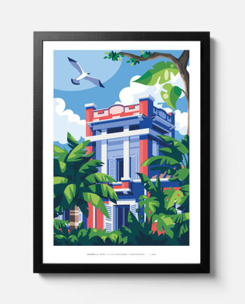 Poster di una villa della spiaggia di canalfondo a Carloforte